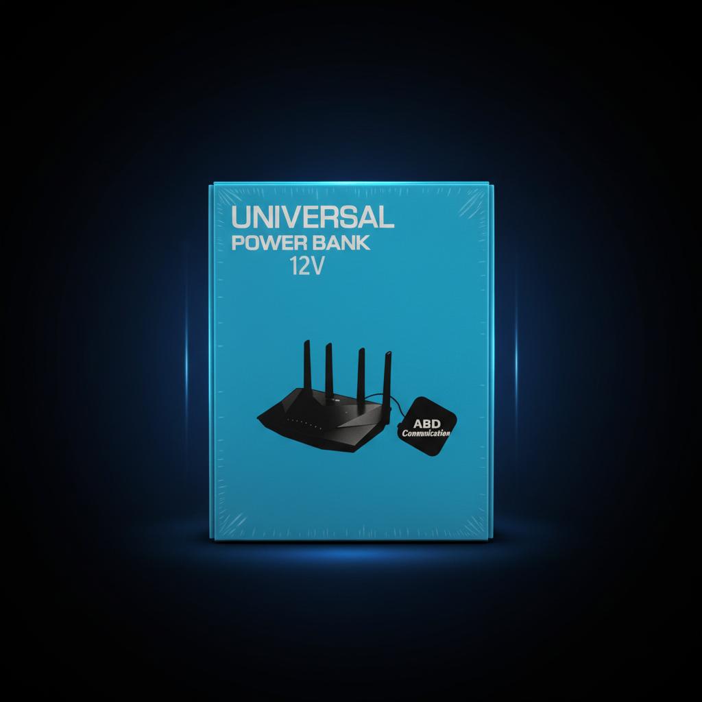 DWSS WiFi Router Power Bank – 12V UPS with 10 Hours Backup