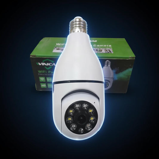 Vinicam WiFi Panorama Bulb Camera – 360° Smart Security Camera