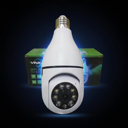 Vinicam WiFi Panorama Bulb Camera – 360° Smart Security Camera